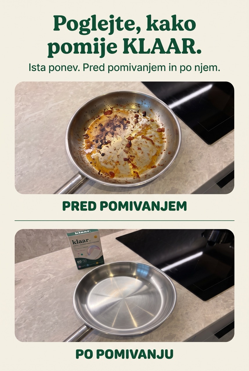 KLAAR lističi za pomivalni stroj