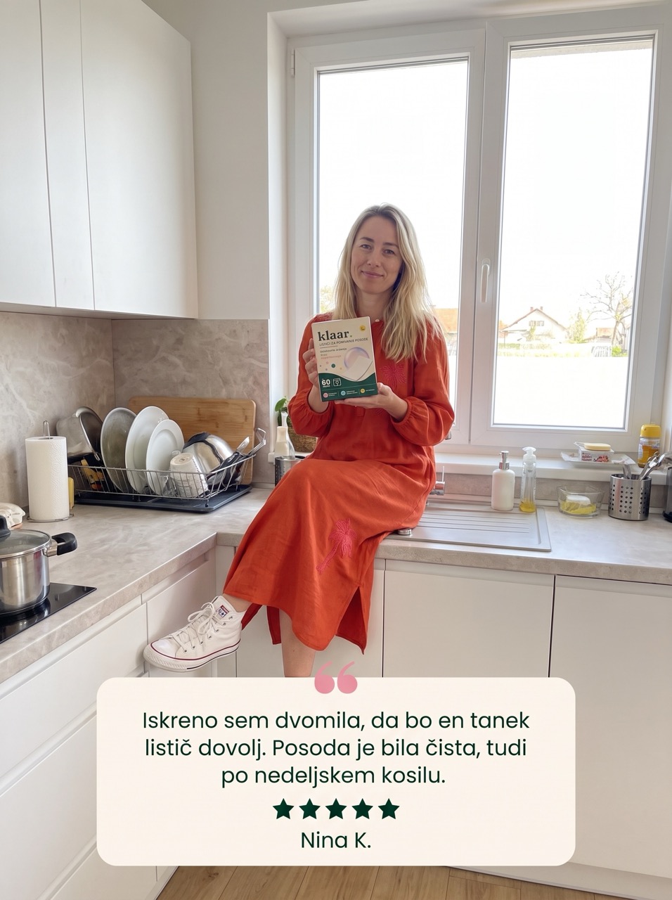 KLAAR lističi za pomivalni stroj